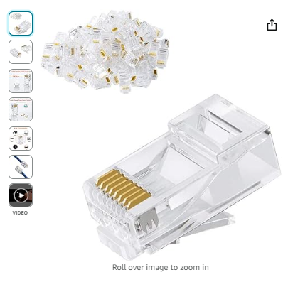 Cat6 RJ45 Ends,